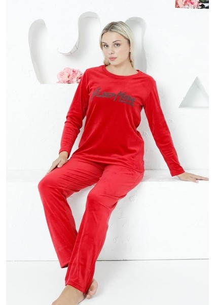 Kadın Pijama Takımı Kadife
