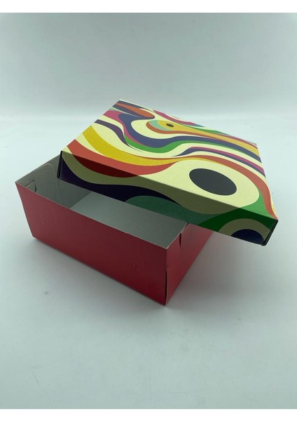 23X23X10 Hediyelik Kutu Kraft Kutu Karton Kutu Yılbaşı Kutusu Pasta Kutusu Kargo Kutusu (10 Adet)