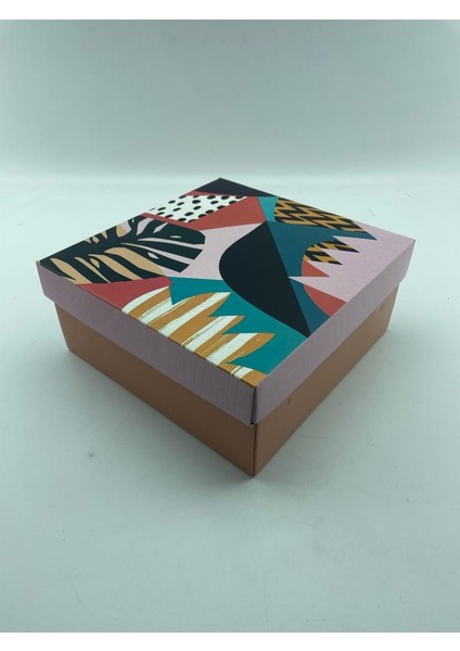 23X23X10 Hediyelik Kutu Kraft Kutu Karton Kutu Yılbaşı Kutusu Pasta Kutusu Kargo Kutusu (10 Adet)