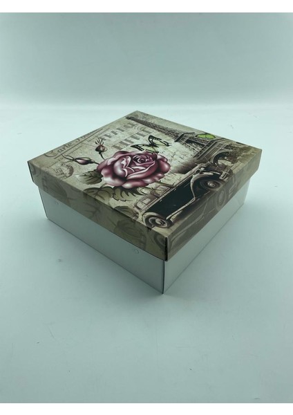 23X23X10 Hediyelik Kutu Kraft Kutu Karton Kutu Yılbaşı Kutusu Pasta Kutusu Kargo Kutusu (10 Adet)