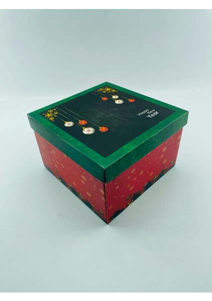 23X23X15 Hediyelik Kutu Kraft Kutu Karton Kutu Yılbaşı Kutusu Pasta Kutusu Balon Kutusu (5 Adet)