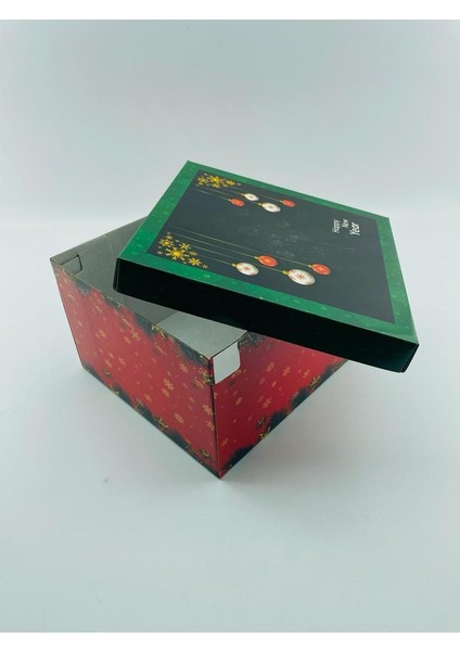 23X23X15 Hediyelik Kutu Kraft Kutu Karton Kutu Yılbaşı Kutusu Pasta Kutusu Balon Kutusu (5 Adet) fiyatları