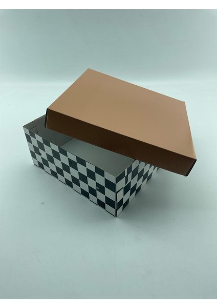 23X23X10 Hediyelik Kutu Kraft Kutu Karton Kutu Yılbaşı Kutusu Pasta Kutusu Kargo Kutusu (10 Adet)
