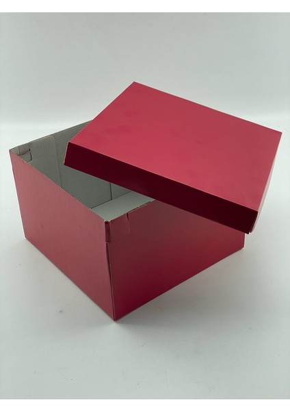 23X23X15 Hediyelik Kutu Kraft Kutu Karton Kutu Yılbaşı Kutusu Pasta Kutusu Balon Kutusu (5 Adet)