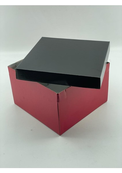 23X23X15 Hediyelik Kutu Kraft Kutu Karton Kutu Yılbaşı Kutusu Pasta Kutusu Balon Kutusu (5 Adet)
