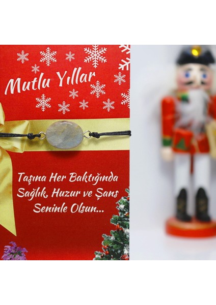 Labradorit Taşı Makrome Şans Bilekliği | Yeni Yıl Özel Konsept fiyatları
