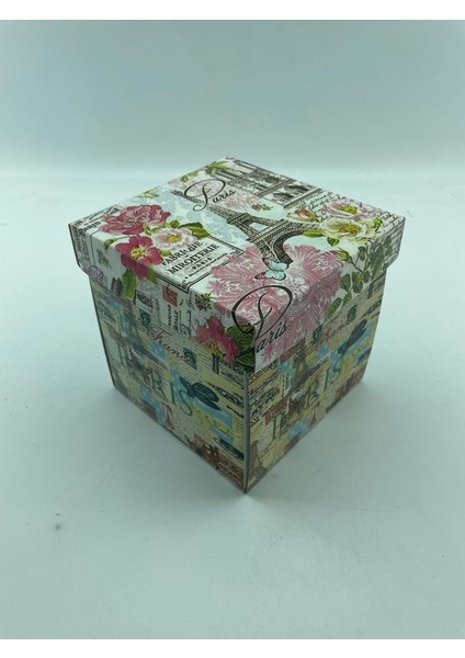 14X14X14 Hediyelik Kutu Kraft Kutu Karton Kutu Yılbaşı Kutusu Pasta Kutusu Balon Kutusu (5 Adet)