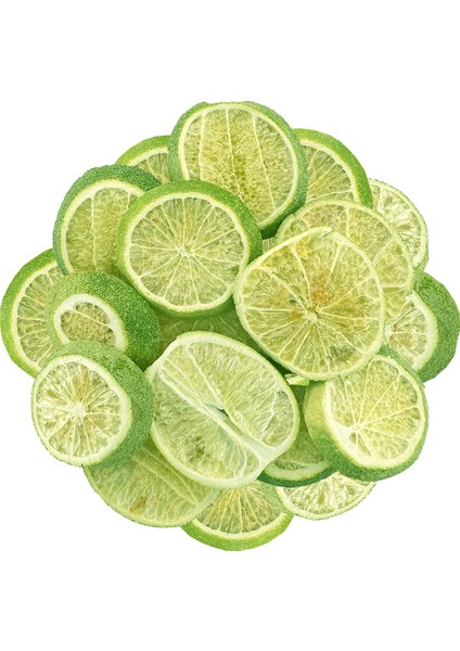 Lime Kuru Meyve Cipsi - Dondurularak Kurutulmuş Freeze Dried Çıtır Misket Limonu