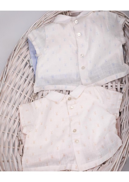 Tavşan Desenli Bebek Şortlu Tulum modelleri