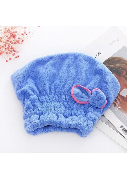 Saç Kurutma Bonesi Kafa Havlusu Duş Bonesi Islak Saç Kurulama Bonesi Mikrofiber Tüm Saçlara Uyumlu