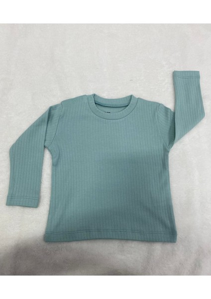 Tiffany Sweatshirt Raporlu Basic Theme Mint