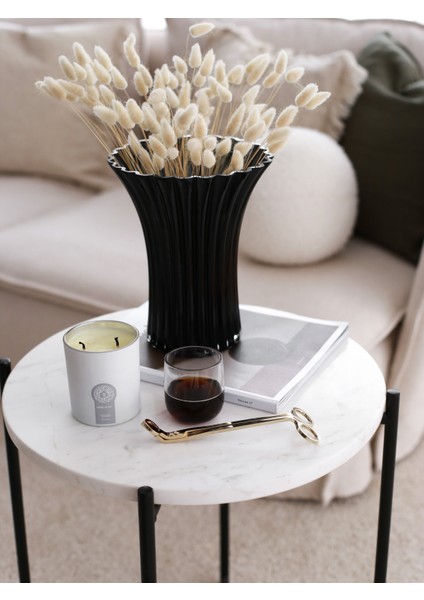 Mum 250G Soya Citronella Kokulu Reflections Beyaz-Silver 500G Cam 8 X 9 cm