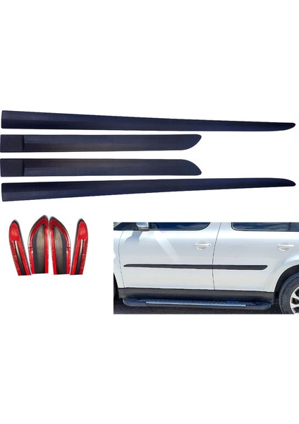 Hyundai Bayon 2021 Kırılmaz Abs Yan Kapı Koruma Çıtası Siyah 1. Kalite Yerli-