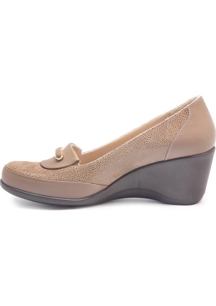 Nsh 310 Vizon Kadın Comfort Ayakkabı Comfort modelleri