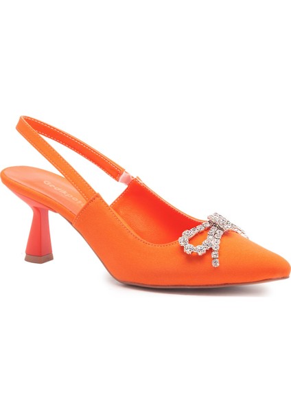0885 Turuncu Kadın Klasik Ayakkabı