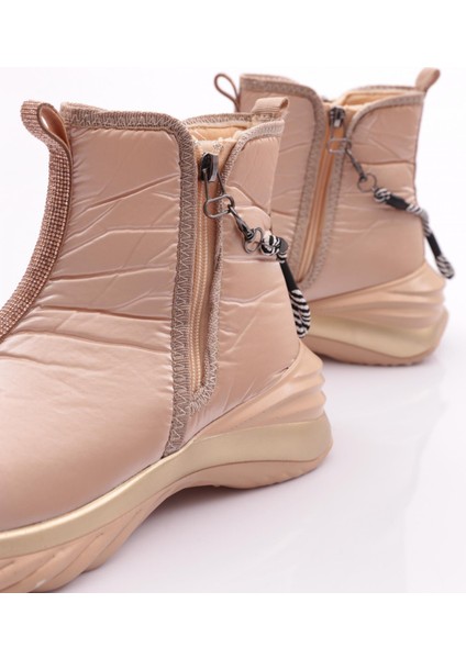 703 Kadın Taşlı Bot Bej fırsatları