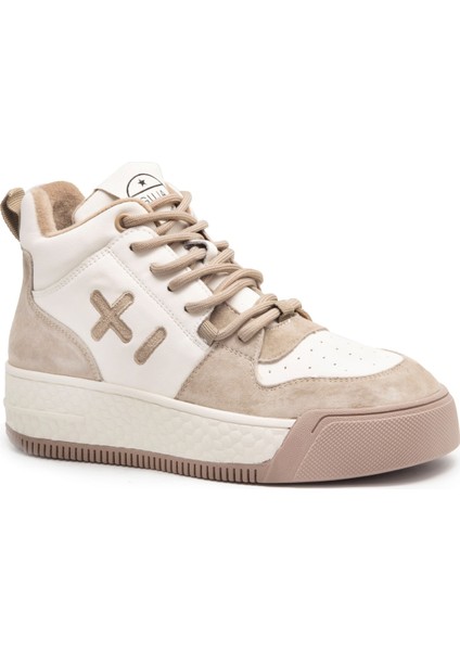 359 7 Bej Kadın Sneaker Kadın Klasik