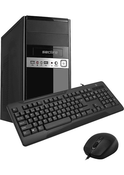 SC-1223 I5-12400 8gb 512GB SSD 300W Dos Masaüstü Pc