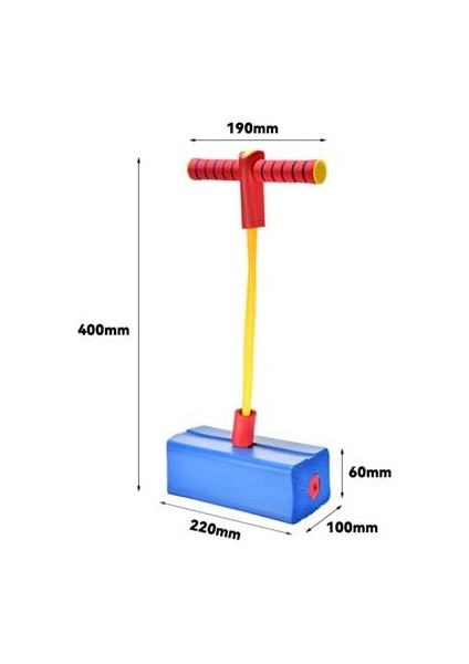 Buffer® Çocuklar Için Boy Uzatıcı Eğitici Fiziksel ve Zihinsel Spor Oyun Aleti Zıplama Oyuncağı