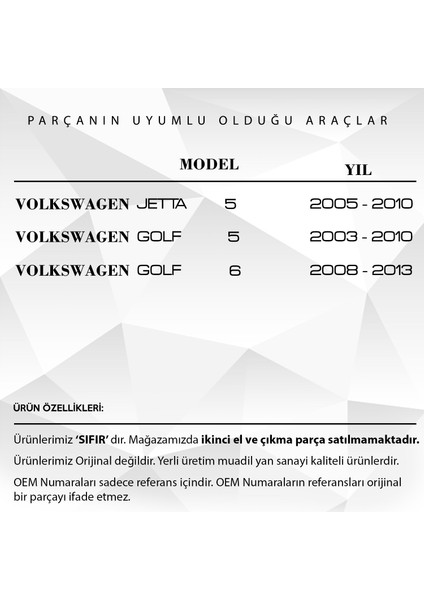 Vw Jetta 5,golf 5-6 Için Sol Ön Cam Açma Düğme Çerçevesi- Siyah