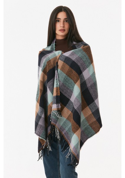 Ekose Desenli Yumuşak Dokulu Şal fiyatları