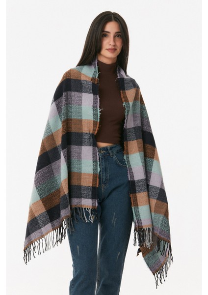 Ekose Desenli Yumuşak Dokulu Şal modelleri