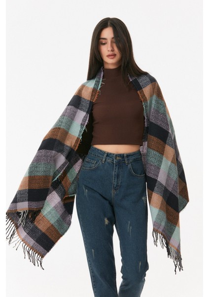 Ekose Desenli Yumuşak Dokulu Şal fırsatları