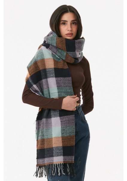 Ekose Desenli Yumuşak Dokulu Şal indirimleri