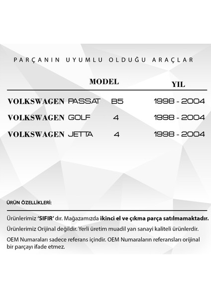 DNC Auto Part Vw Passat,golf,jetta Için Sol Ön Cam Açma Düğme Çerçevesi -Siyah