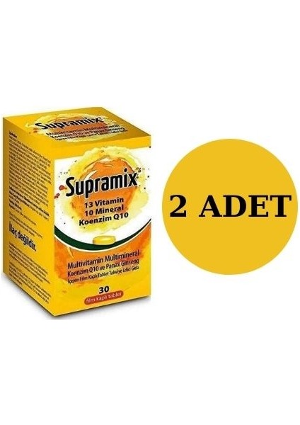 Multivitamin 30 Film Tablet 2 Adet