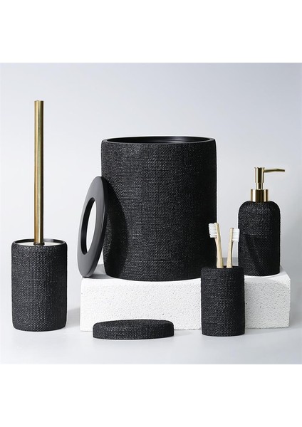 Natural Banyo Seti Siyah