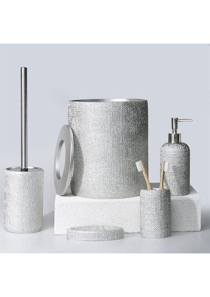 Natural Banyo Seti Gümüş