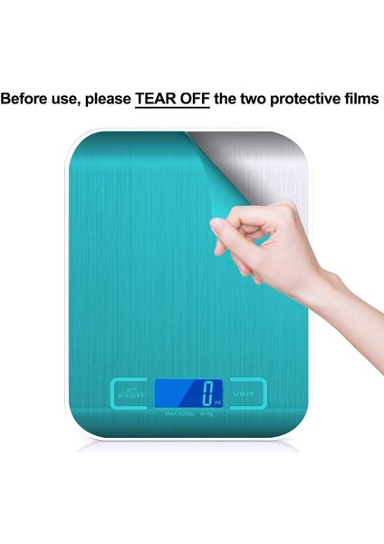 Mutfak Paslanmaz Çelik Için LCD Ekranlı Akıllı Dijital Terazi, 5KG/11LB, Çok Fonksiyonlu Gıda Terazisi, Şarj Edilebilir (Yurt Dışından) fırsatları