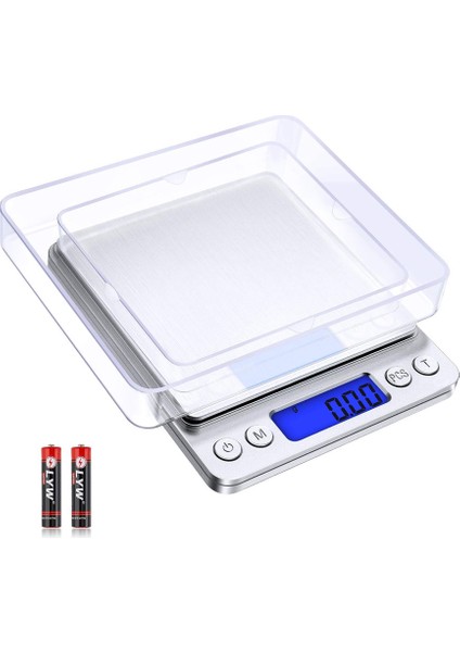 500G/0.01G Hassas Terazi, Mutfak Terazisi/cep Terazisi/takı Terazisi, Yüksek Hassasiyetli Elektronik Terazi, Arkadan Aydınlatmalı LCD Ekran, Dara ve Pcs Fonksiyonu (Yurt Dışından)