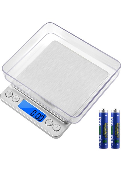 500G / 0.01G Cep/paslanmaz Çelik Takı Terazisi Elektronik Terazi Yüksek Hassasiyetli Arkadan Aydınlatmalı LCD (Yurt Dışından)