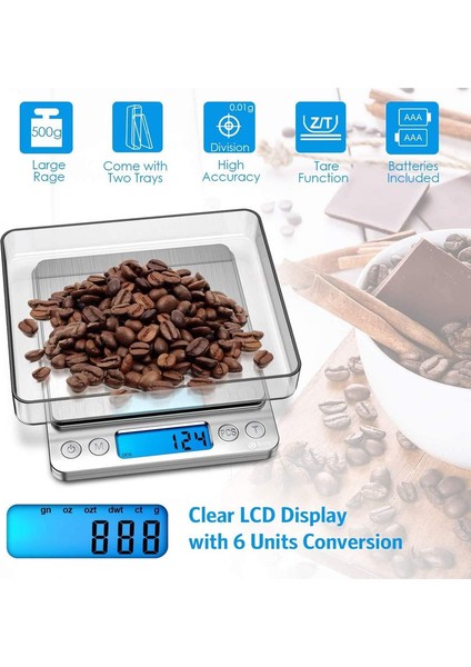 500G / 0.01G Cep/paslanmaz Çelik Takı Terazisi Elektronik Terazi Yüksek Hassasiyetli Arkadan Aydınlatmalı LCD (Yurt Dışından) fırsatları