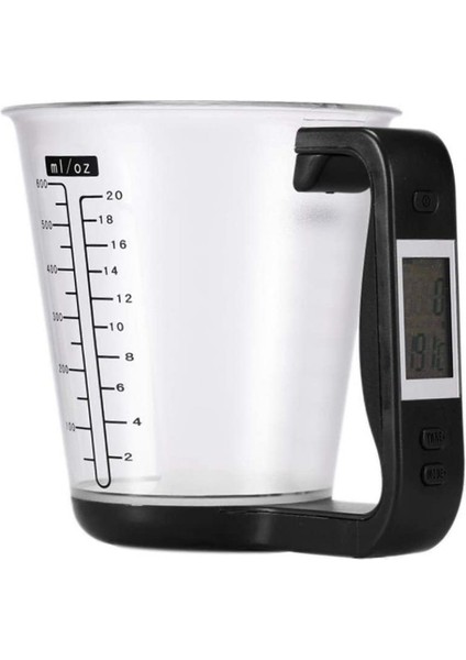 Elektronik Terazi Elektronik Ölçüm Kabı Mutfak Terazileri Dijital Bardak Kızağı Sıcaklık Ölçme Kabı Yeşil LCD Ekranlı (Yurt Dışından)