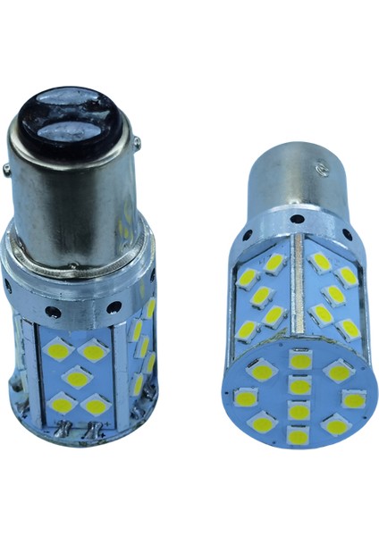 1157 Dekoratif LED Ampul Çift Duy Canbuslı Beyaz 12V / LAAM946