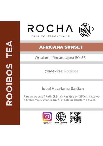 Africana Sunset Rooibos Çayı 75 gr indirimleri