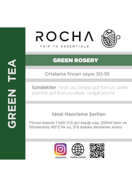 Green Rosery Gül Tomurcuklu Yeşil Çay 75 gr indirimleri