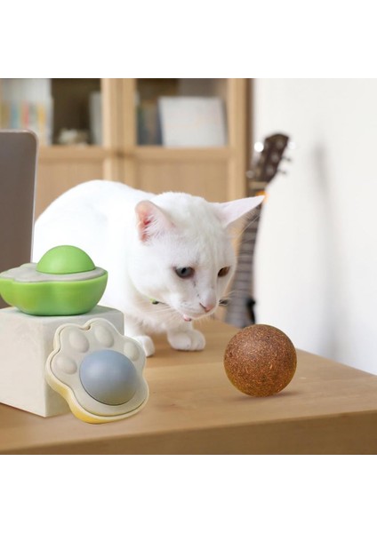 Lacivert Catnip Catnip Şeker Topu Sevimli Pençe Dönen Nane Topu Kedi Nane Topu Meyve Topu Kedi Nane Topu Oyuncak Beslenme Enerji Topu Kedi Oyuncak Kedi Desteği (Yurt Dışından)