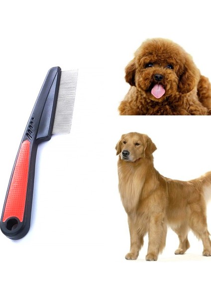 Açık Mavi Pet Tarak Kürk Saç Fırçası Kürk Dökülme Çelik Tırmık Tarak Köpek Masaj Temiz Ürün Bakım Saç Bakım Araçları Evcil Hayvan Fırçası (Yurt Dışından)