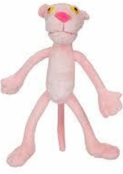 Pembe Panter Peluş Uyku Arkadaşı Ithal Organic Kumaş 35 cm