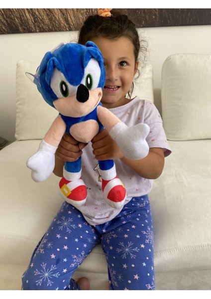Peluş Ithal Sonic Yeni Model Sonıc 40 cm