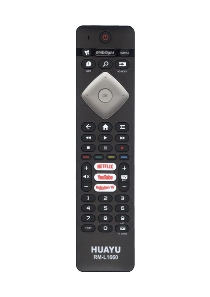 Philips RM-L1660 Netflix Rakuten Youtube Tv Tuşlu Kumanda