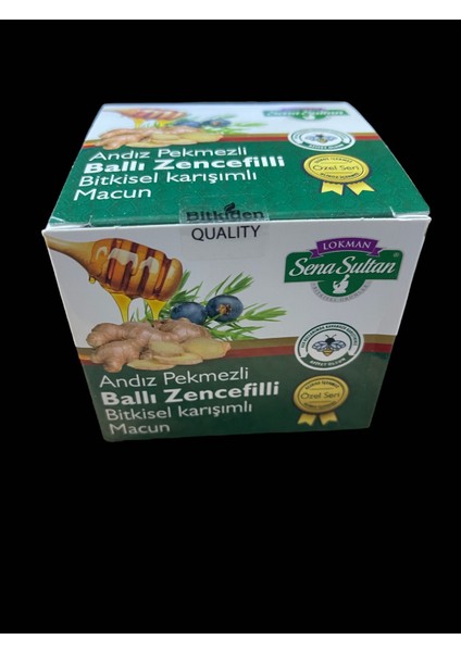 Glikozsuz Ballı Zencefilli Bitkisel Karışımlı Macun 350 gr