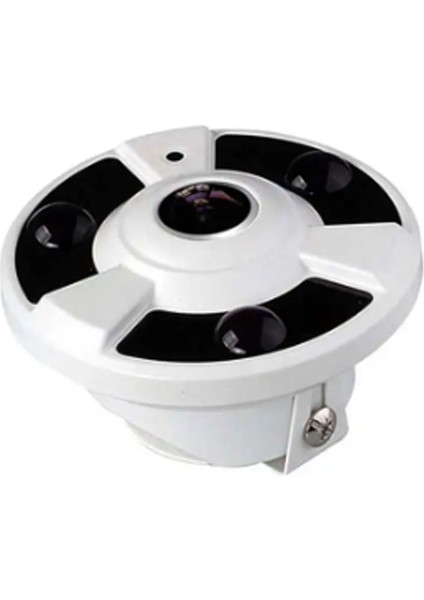 Ultra Güvenlik 2mp 360 Derece Ahd Gece Görüşlü Ultra Hd 1080P Geniş Açıbalık Gözü Metal Kasa Kayıt Cihazı Güvenlik Kamerası