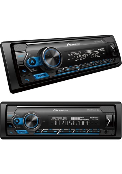 MVH-S325BT USB/FM/AUX/BT BLUETOOTHLU MEKANİKSİZ OTO TEYP 4X50 WATT