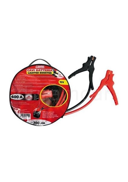 400A 3 metre Led Işıklı Takviye Kablosu 12V 70120 fırsatları