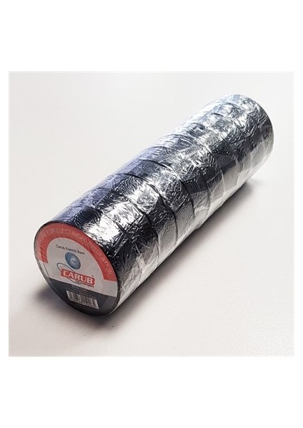18mm Siyah Renk İzole Bant 10 Ad.